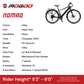 Mogoo Nomad 700c E-Hybrid Bike - Black
