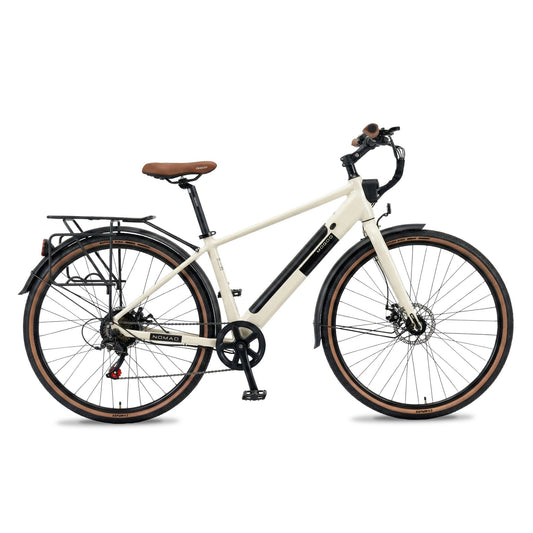 Mogoo Nomad 700c E-Hybrid Bike - White - Marah Kids