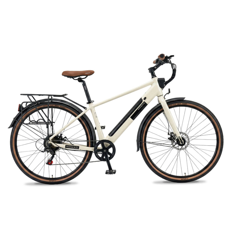 Mogoo Nomad 700c E-Hybrid Bike - White - Marah Kids