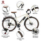 Mogoo Nomad 700c E-Hybrid Bike - White