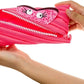 ZIPIT - Talking Monstar Pencil Case for Kids, Cute Pen Pouch Holds Up to 30 Pens, Made of One Long Zipper! (Dazzling Pink) - Marah Kids