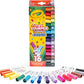 Crayola - Mini Stamper Markers, 16 Count| Perfect for art projects, classroom activities | Multicolor - Marah Kids