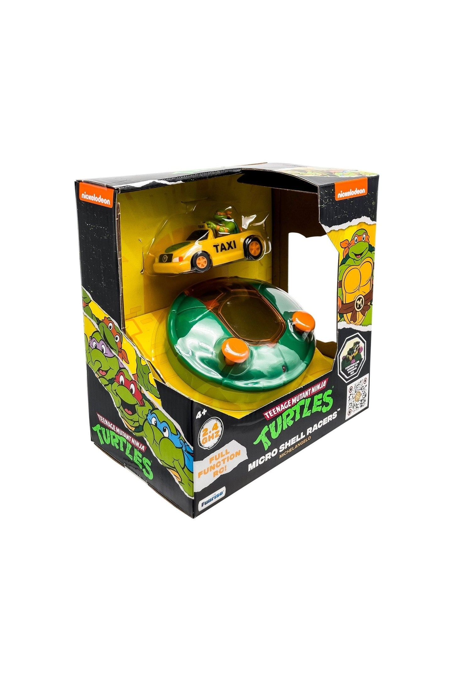 Teenage Mutant Ninja Turtles Rc Micro Shell Racers 4Asst B/O