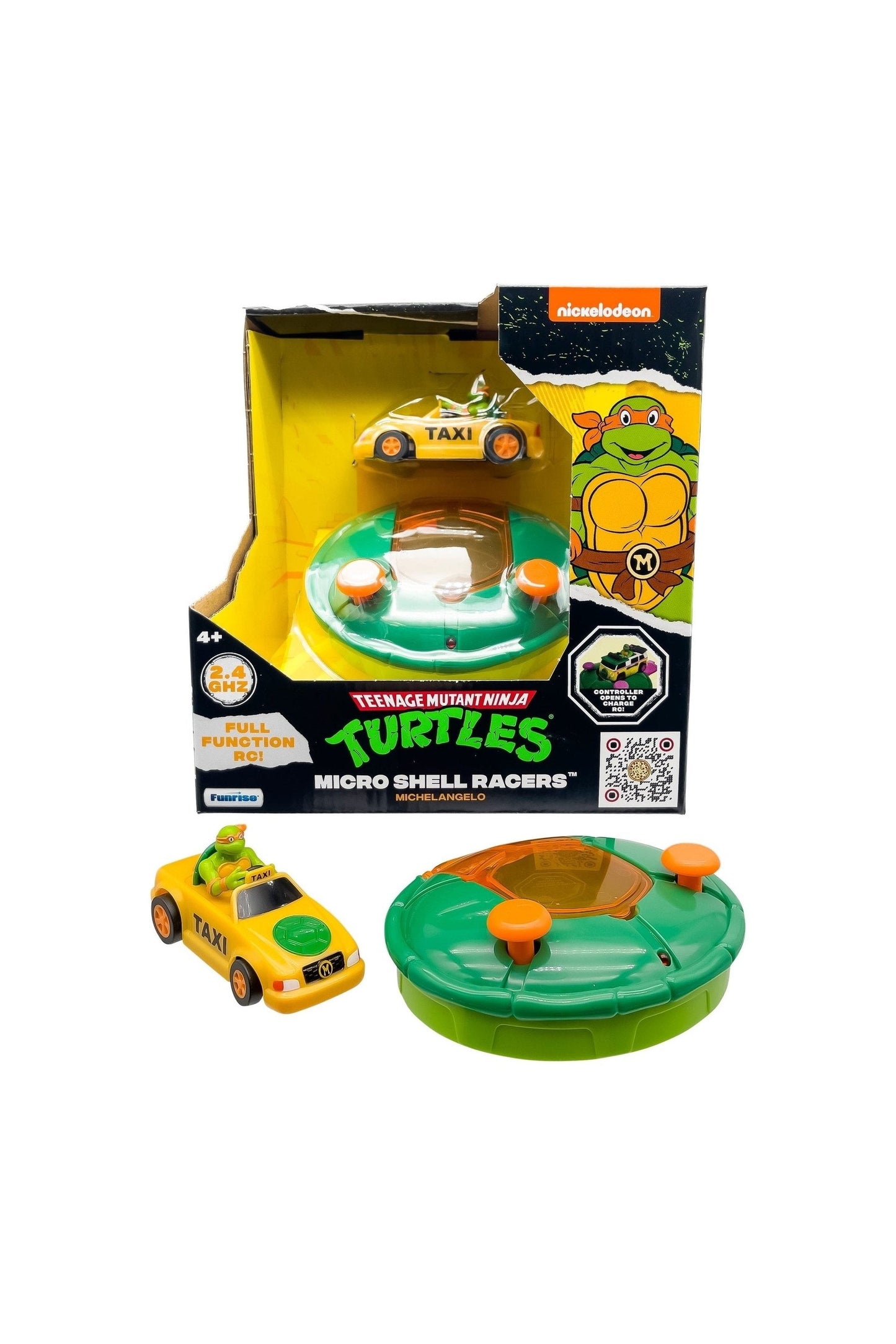 Teenage Mutant Ninja Turtles Rc Micro Shell Racers 4Asst B/O