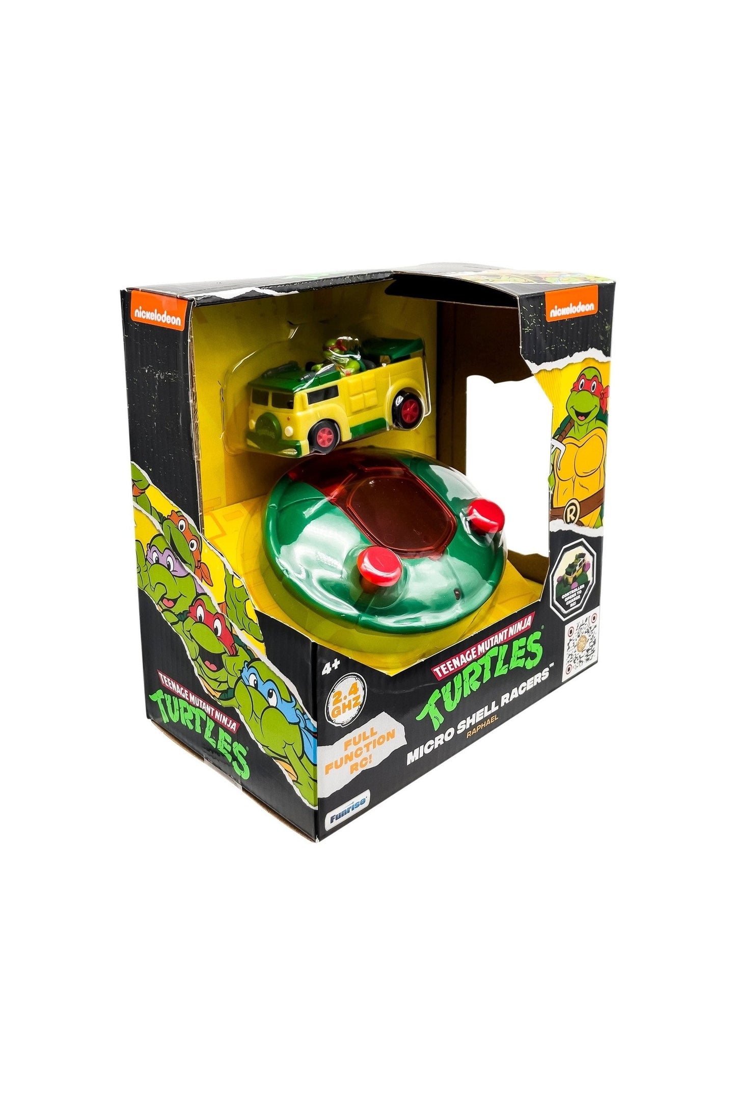 Teenage Mutant Ninja Turtles Rc Micro Shell Racers 4Asst B/O