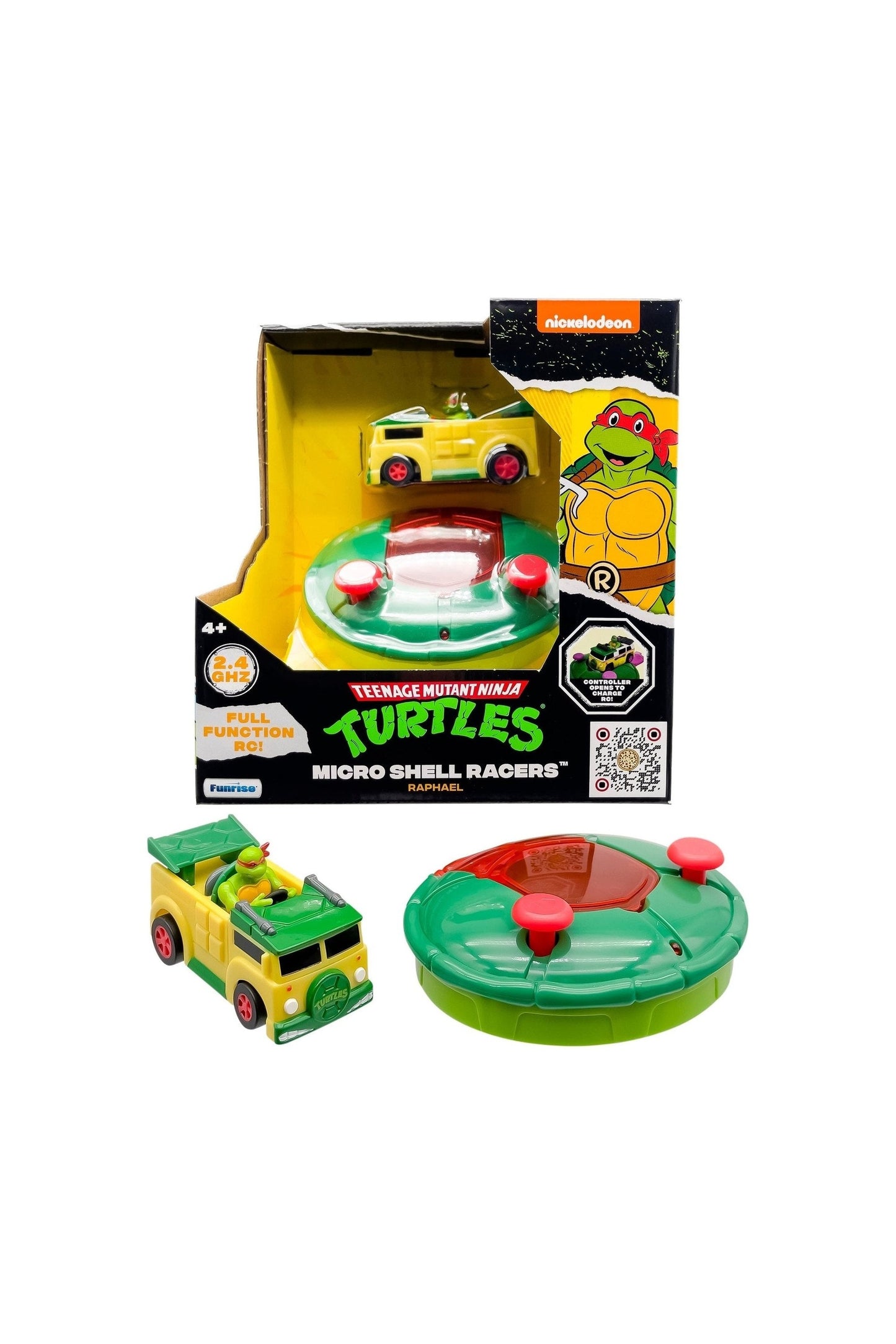 Teenage Mutant Ninja Turtles Rc Micro Shell Racers 4Asst B/O