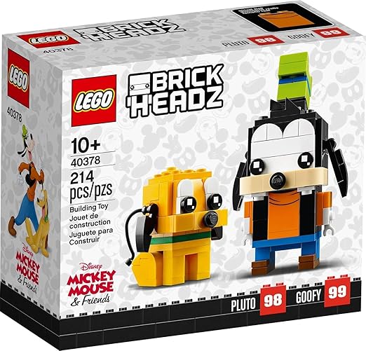 Lego Disney Brick Headz Pluto Goofy Set 40378