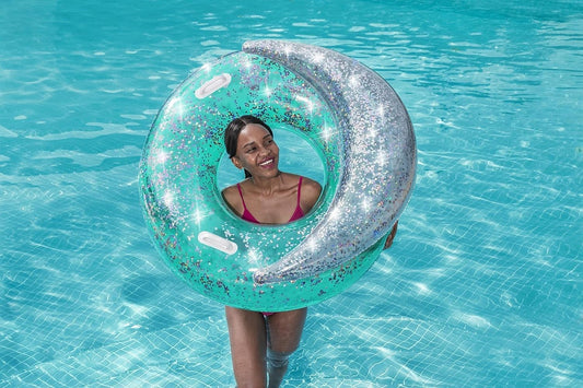 BWSUM BESTWAY SWIM RING GLITTER DREAM 46X117CM - Marah Kids