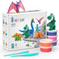 HEY CLAY - Dinos Set - Colourful Modeling Kids - Air Dry Clay Kit 15 cans and Sculpting Tools with Fun Interactive Instructions App, Multicoloured - Marah Kids