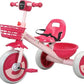 Lovely Baby Kids Tricycle with Music & Light - PInk - Marah Kids