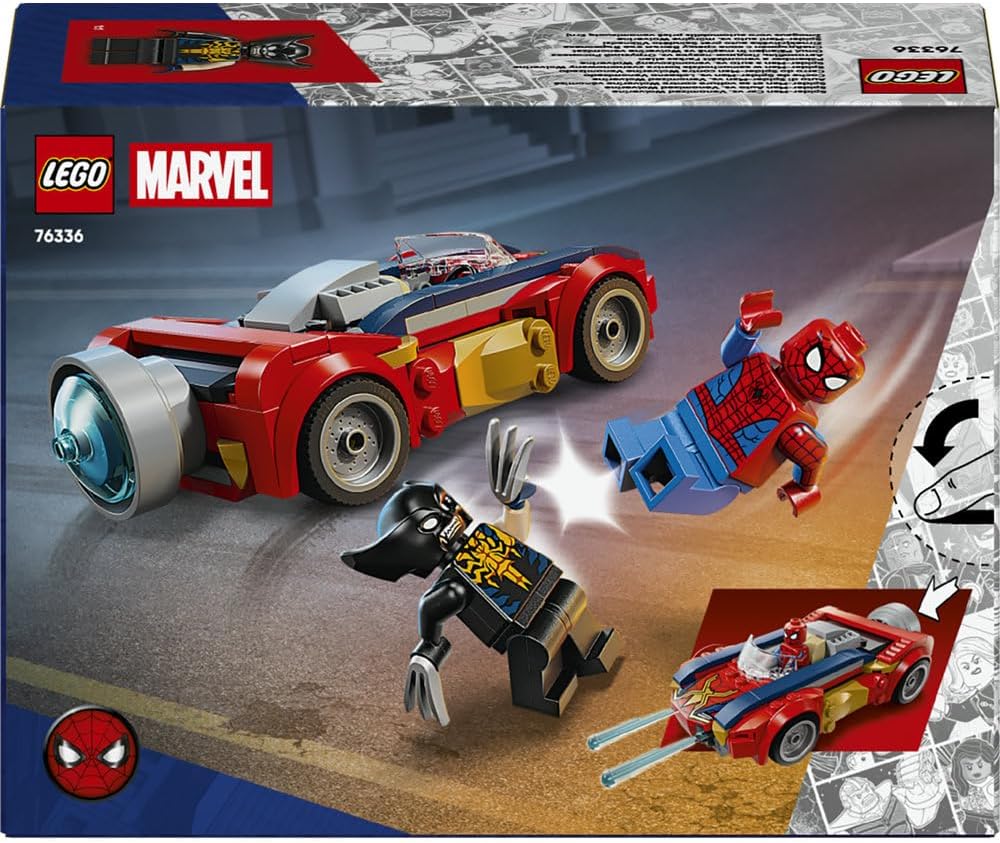 LEGO: Marvel Spider - Man Car vs. Venomized Wolverine (76336) - Marah Kids