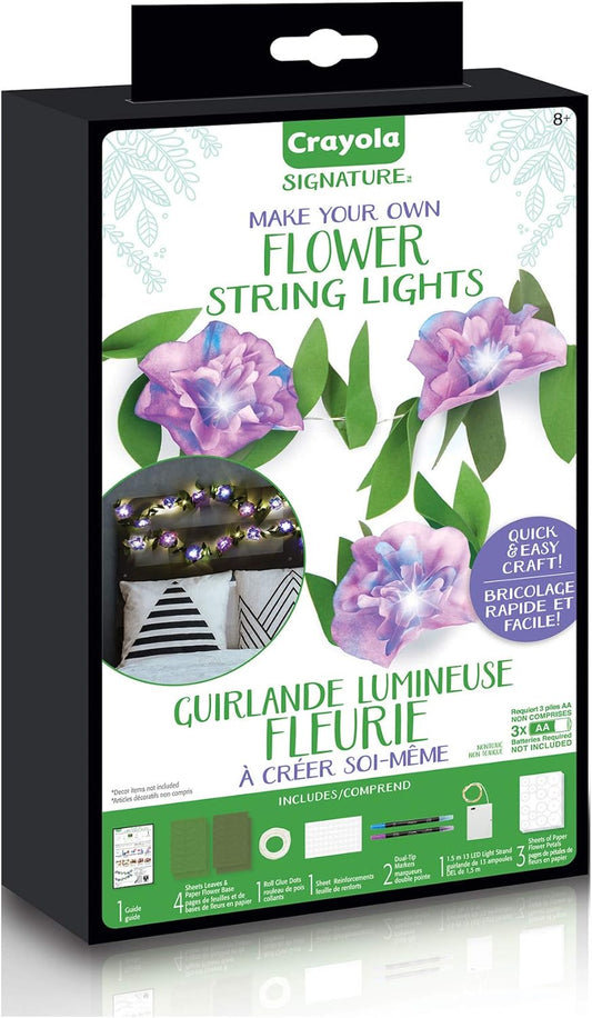 Crayola DIY Series: Flower String Lights - Marah Kids