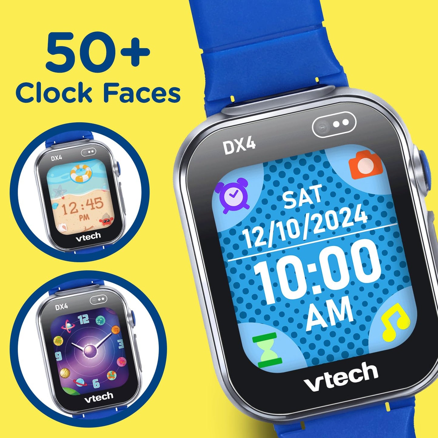 VTech Kidizoom Smartwatch DX4 Blue | Camera, Games & Voice 3+