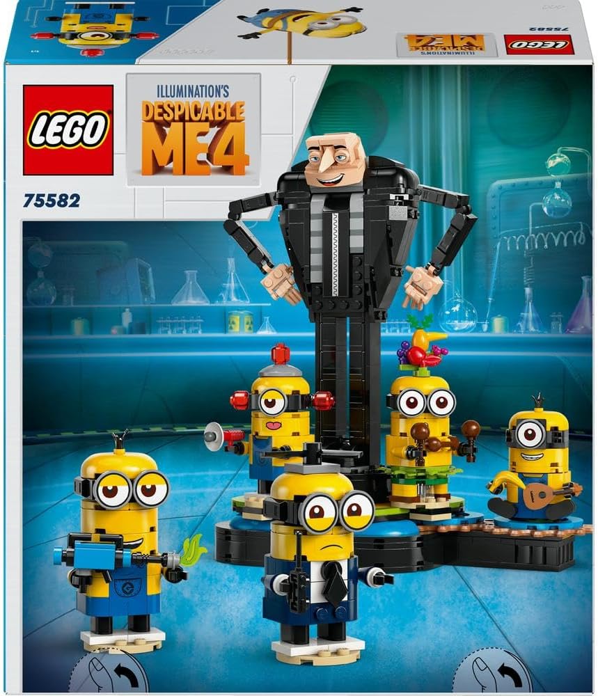 LEGO Despicable Me 4 Brick - Built Gru and Minions 75582 - Marah Kids