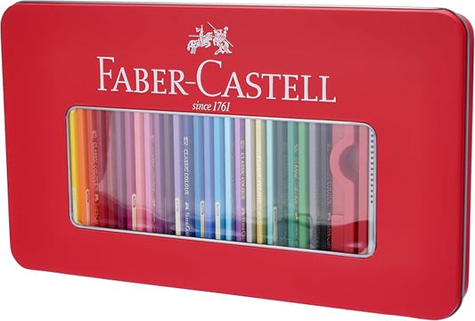 FABER - CASTELL CLASSIC COLOUR PENCILS 60 COLOUR SKETCH SET FT - Marah Kids