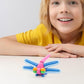 HEY CLAY - DIY Bugs: Snail, Dragonfly, Ladybird Plastic Creative Modelling Air - Dry Clay For Kids 6 Cans - Marah Kids