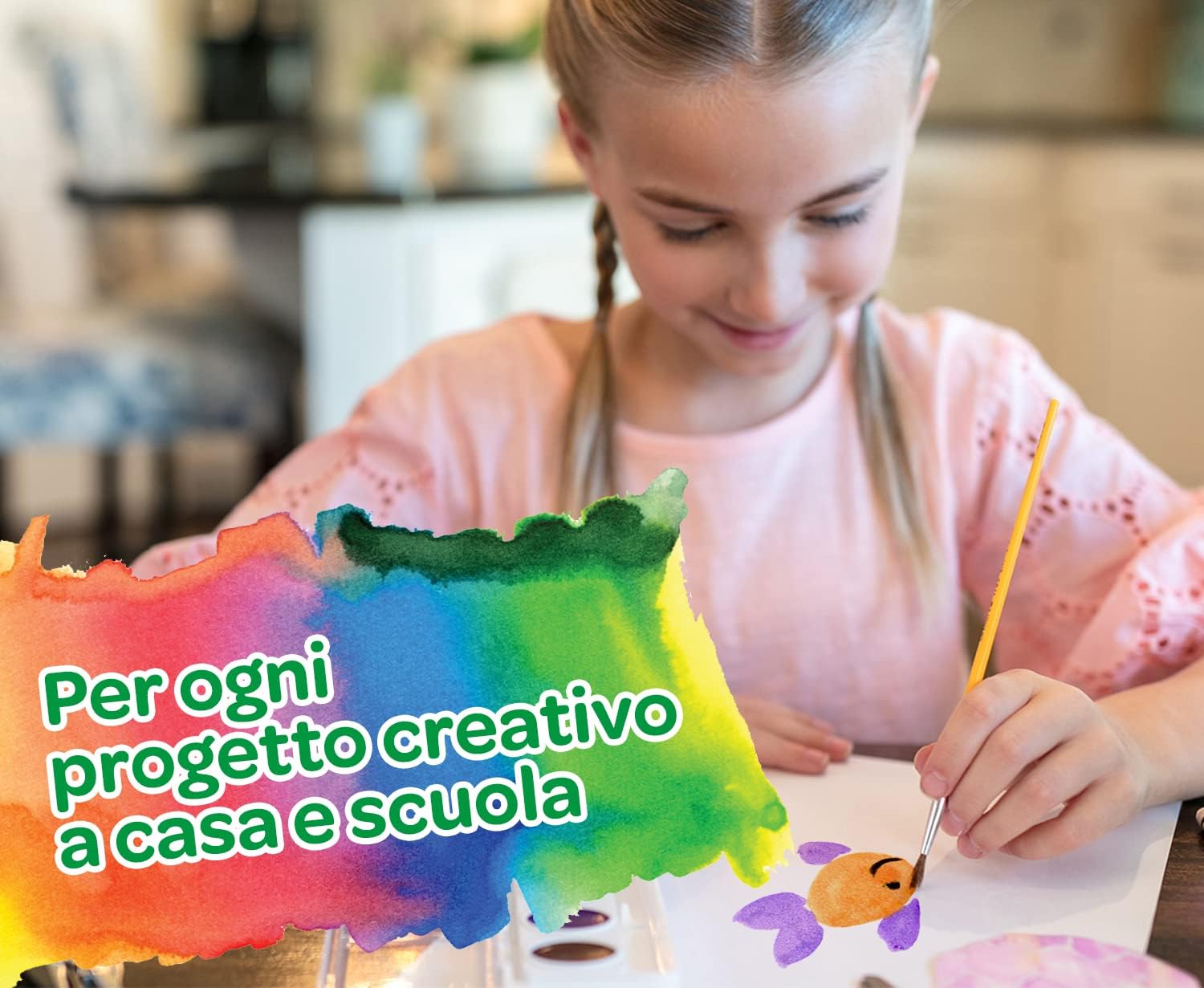 Crayola Watercolour Paint Set - 12 Washable Colours - Marah Kids