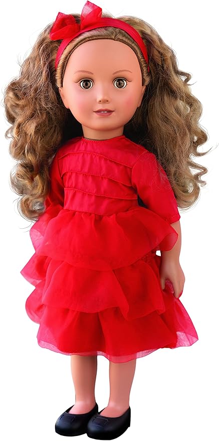 HAYATI GIRL DOLL SIBA PARTY DRESS 18IN - Marah Kids