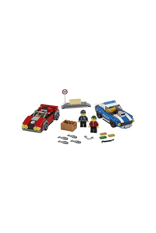 Lego City Police Highway Arrest With 2 Car Toys