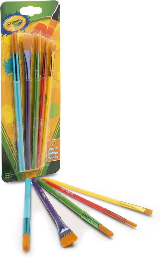 Crayola 5 ct. Art and Craft Brush Set - Marah Kids
