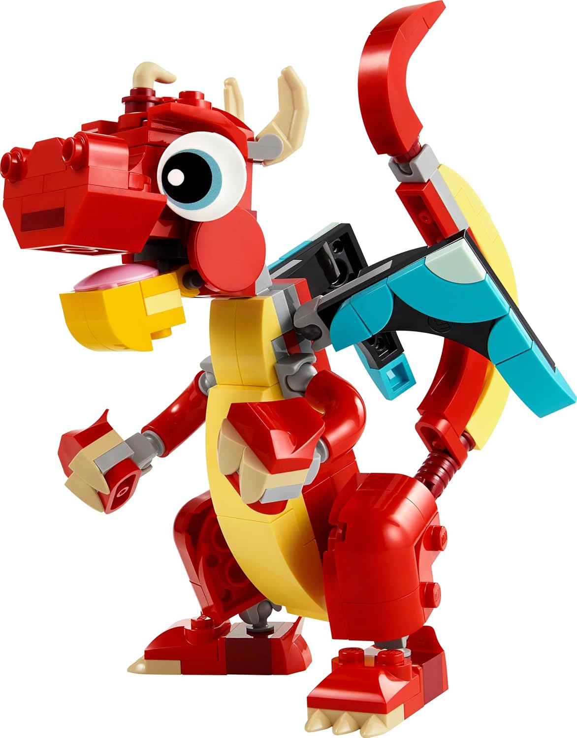 LEGO Creator 3in1 Red Dragon Toy to Fish Figure to Phoenix Bird Model 31145