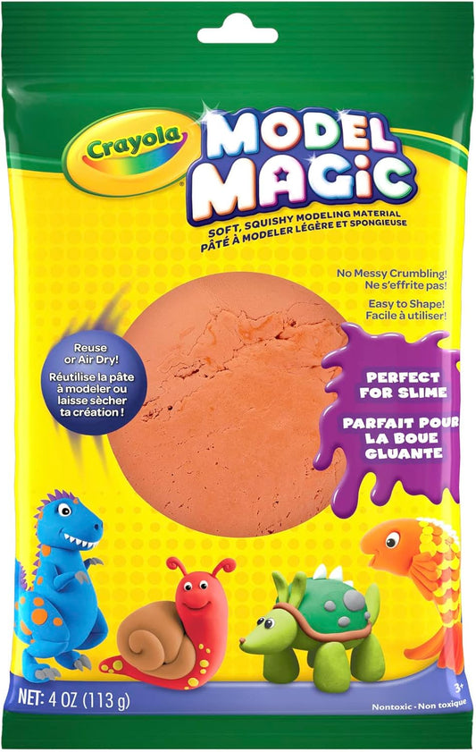 Crayola Model Magic, 4 - oz. Pouch - Terra Cotta - Marah Kids