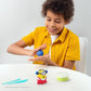 Hey Clay - Minions Bob & Tim Colourful modelling air - dry clay, 5 cans with fun interactive app for kids 3 years + - Marah Kids