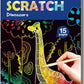 Avenir - Mini Scratch Book Dinosaurs | easy - to - use activity book is perfect for unleashing your child's imagination and creativity, while also fostering essential skills such as motor skills, hand - eye coordination, and manual dexterity | Ages 3+ - Marah Kids