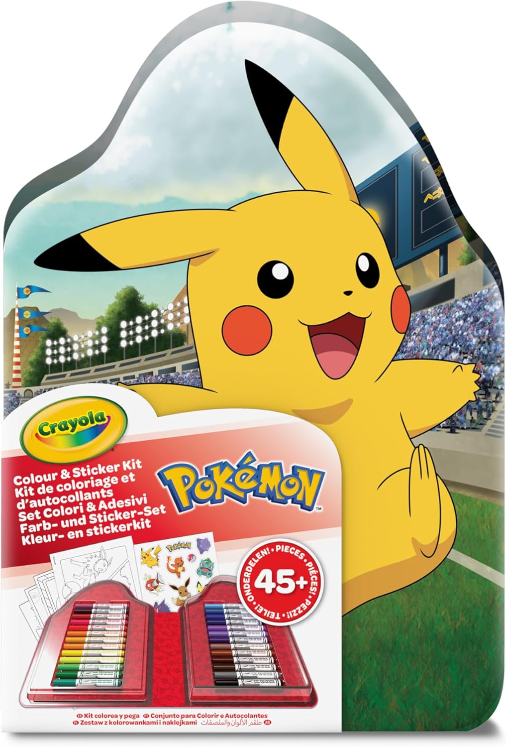 Crayola Pokémon Colouring Case – 45 Pieces - Marah Kids