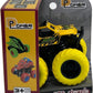 D - Power - Friction Powered Monster Truck Toys - Yellow | 360° Stunt Flipping, No Batteries, Perfect Kids Gift |3+ - Marah Kids
