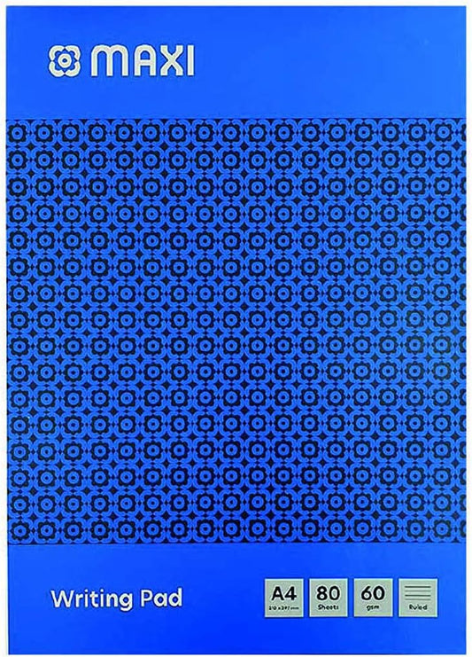 MAXI WRITING PAD A4 80 SHEETS