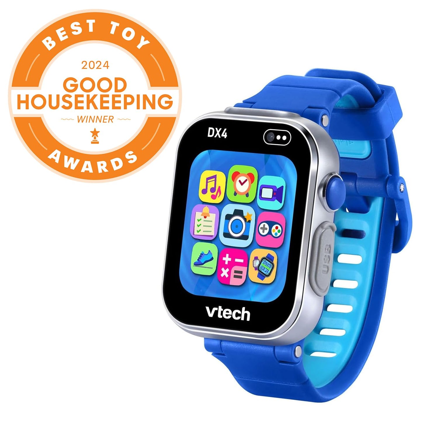 VTech Kidizoom Smartwatch DX4 Blue | Camera, Games & Voice 3+