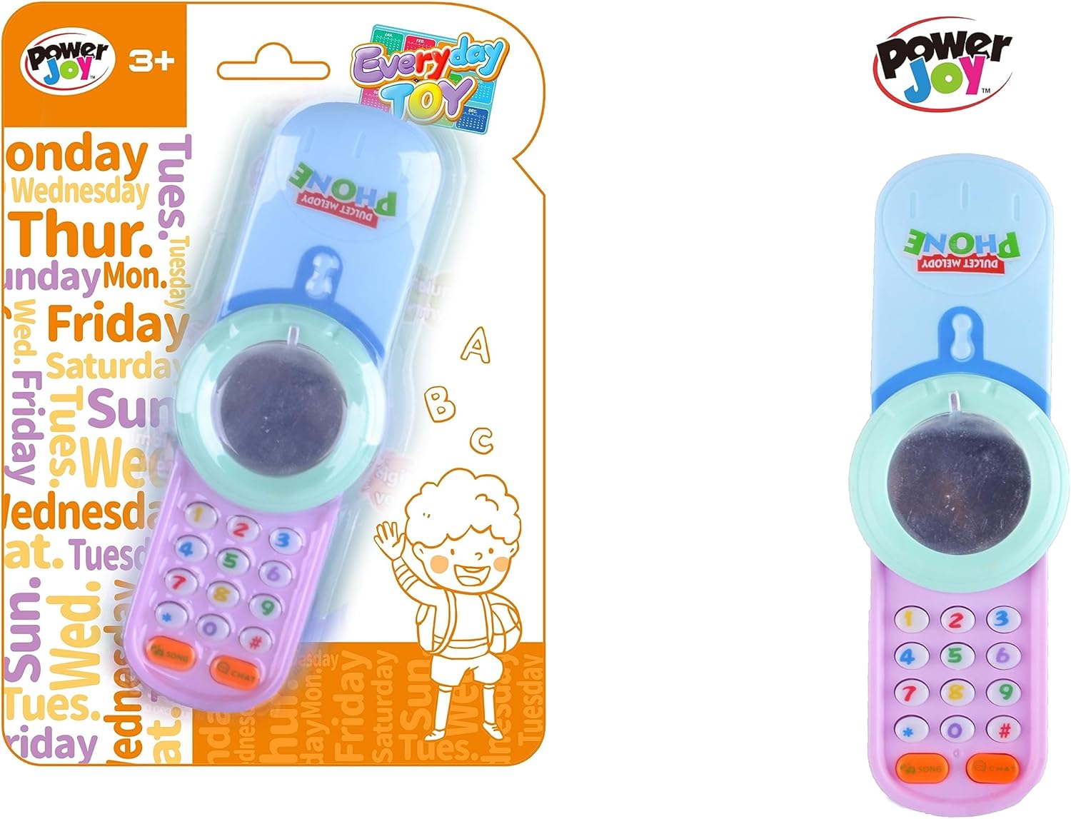Power Joy Everyday Toy Mobile Phone Battery Operated - Marah Kids