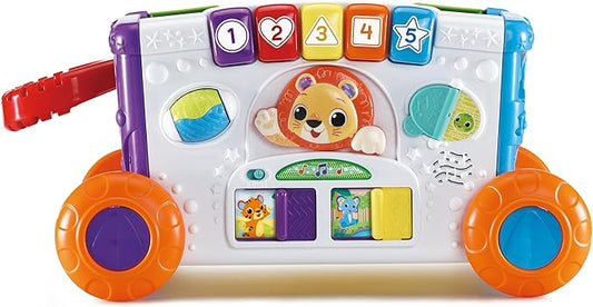 Vtech - Sort & Discover Activity Wagon - Multicolour | Load up and get ready to roll with four sides of play including an activity panel | Suitable ages 12m + up - Marah Kids