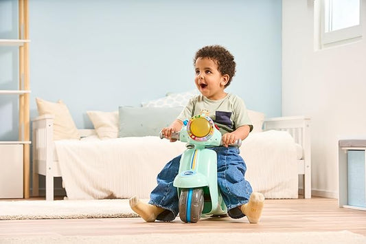 Vtech - 2 - IN - 1 Ride & Balance Scooter - Multicolour | Easily transforms from trike to balance bike. Interactive headlights and roller maps | Suitable ages 12m + up - Marah Kids