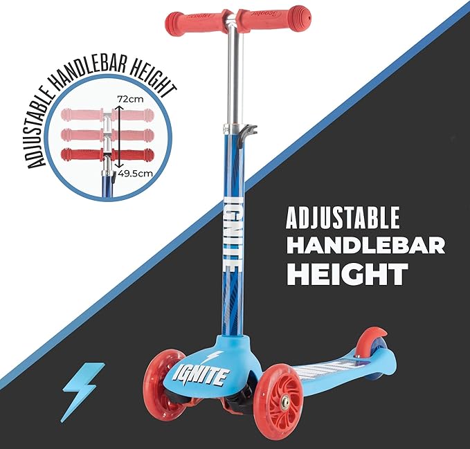 Ignite Glide Scooter 3 - Wheeled Combo Pack Blue,IGN - COM - GLI - BLU - Marah Kids