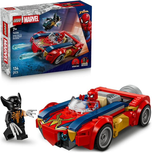 LEGO: Marvel Spider - Man Car vs. Venomized Wolverine (76336) - Marah Kids