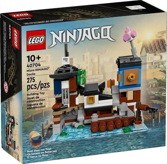 LEGO NINJAGO 40704 Micro Docks Building Set: Miniature Version