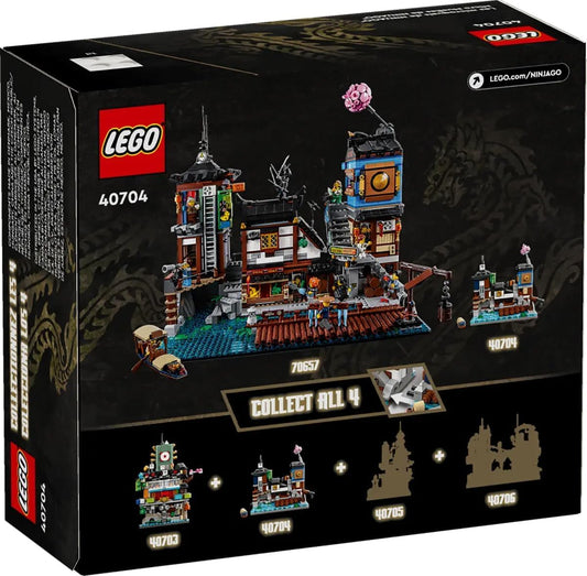 LEGO NINJAGO 40704 Micro Docks Building Set: Miniature Version