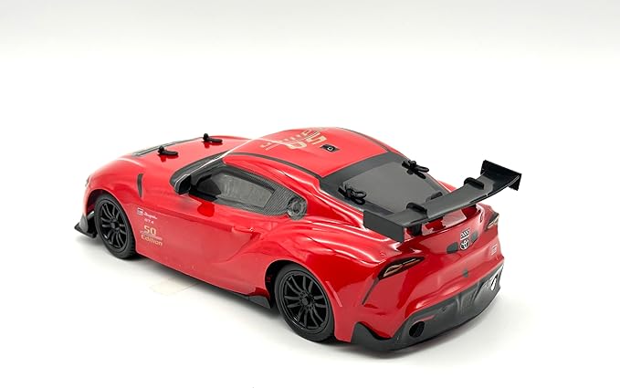 D - power - 1:16 Toyota Supra GT4 RC Car – 2.4GHz Remote Control Vehicle with Rechargeable Battery, Officially Inspired Design, for Kids Ages 6+ - Marah Kids