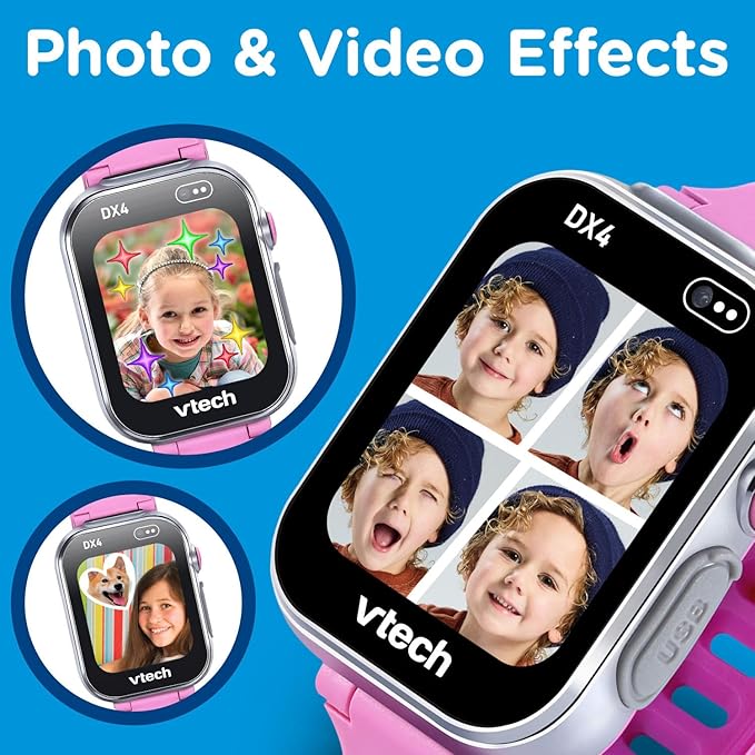 VTech Kidizoom Smartwatch DX4 Pink | Camera, Games & Voice 3+