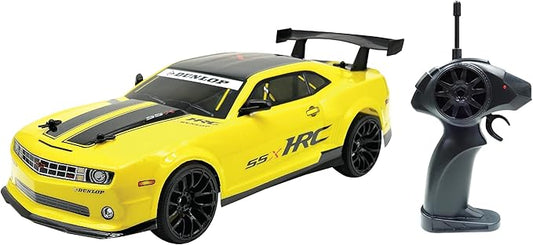 D - power - 1:10 Yellow Camaro RC Car – 2.4GHz Remote Control, 7.4V USB Rechargeable Battery, High - Speed Performance Vehicle for Kids Ages 6+ - Marah Kids