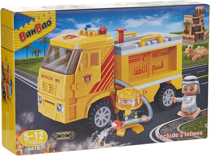 Banbao Fire Truck Local Tobee+Fireman UAE - Marah Kids