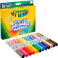 Crayola 10 Count Ultra-Clean Washable Classic, Broad Line Markers