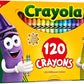 Crayola Standard Crayons, Assorted Colors, Box Of 120 Crayons - Marah Kids