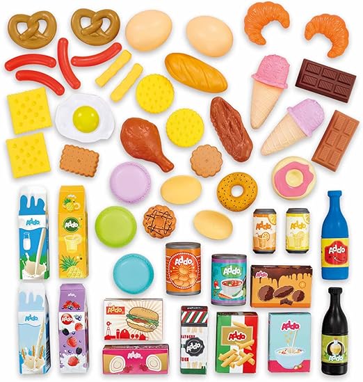 Addo Busy Me Play Food Mega Set, Playset, Pretend Toy, Role Play for Kids
