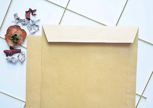 MAXI BROWN ENVELOPES 110 GSM 12"X10" P&S 25'S - Marah Kids