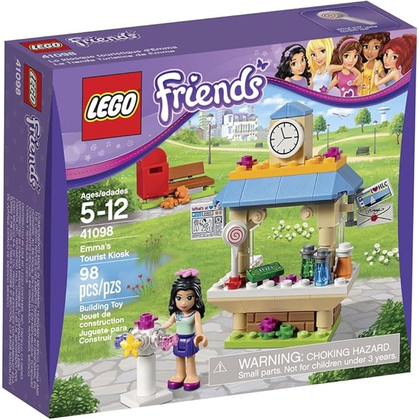 Lego Friends 41098 Emma'S Tourist Kiosk Building Kit