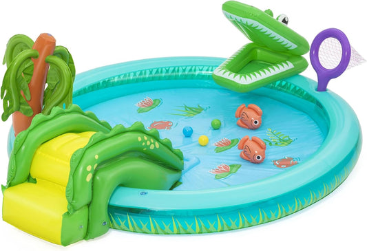 BWSUM BESTWAY PLAYCENTR CROCODILE COVE 224X181X72 - Marah Kids