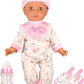 Lotus - 16" inch, Soft - bodied Baby Doll – Hispanic (No Hair) - Marah Kids